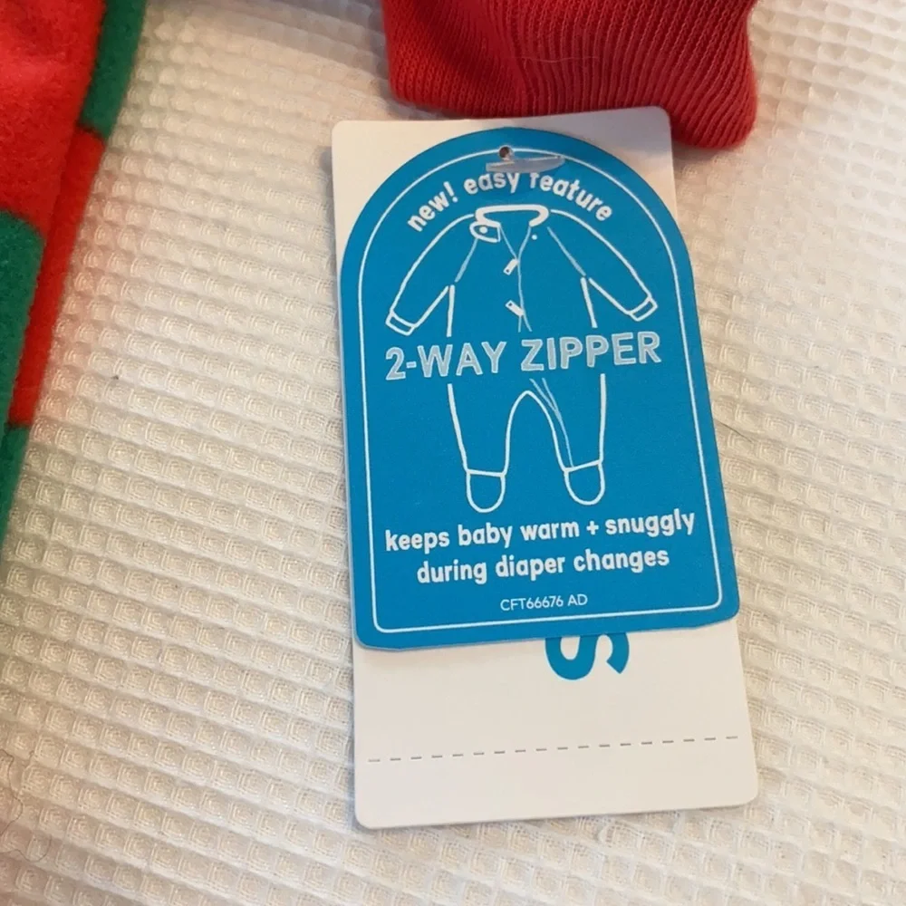 Carter’s reindeer striped bodysuit newborn